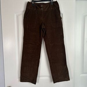 Ambiance Apparel Brown/Green Corduroy Pants
